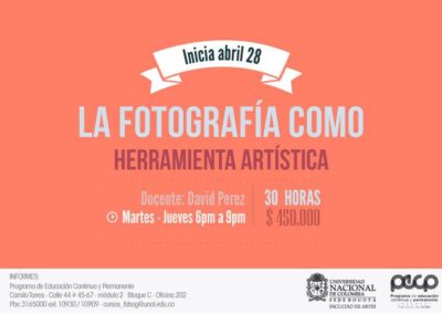 La fotografía como herramienta artística